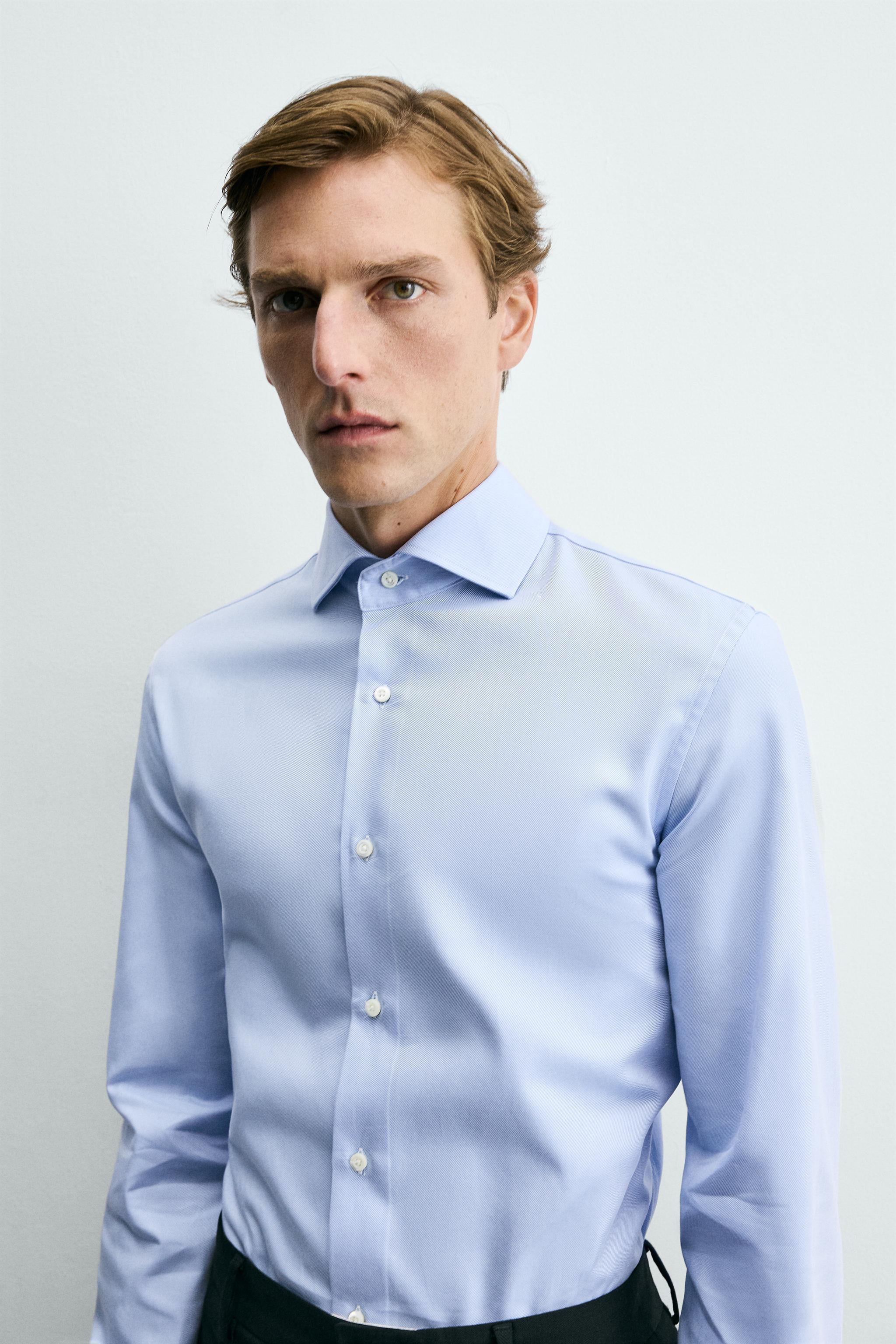 SLIM FIT FRENCH CUFF SHIRT